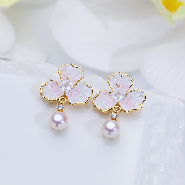 3-Petal Flower Studs