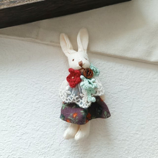 Bunny Bow Pin