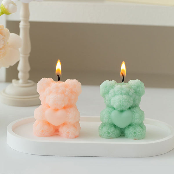 Candy Bear Candle