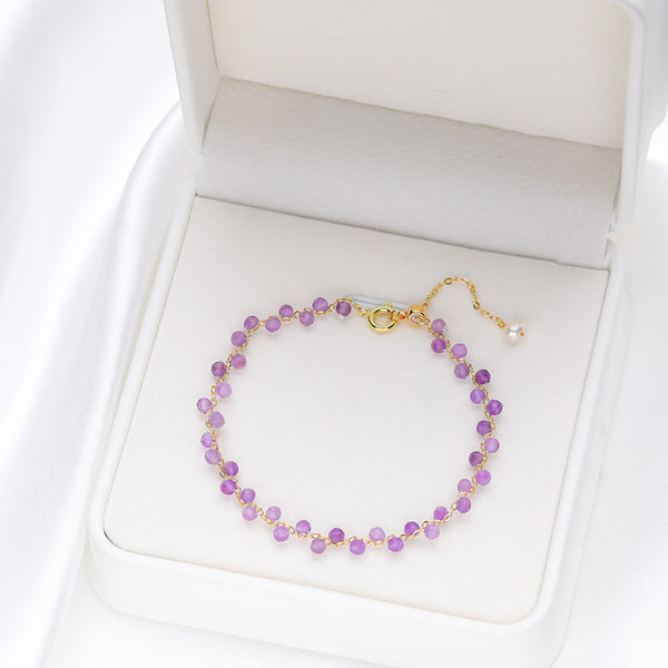 Faceted Stone Bracelet