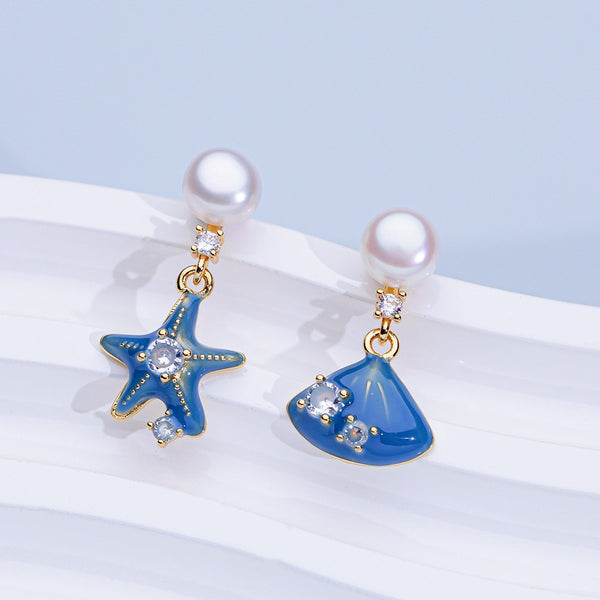 Ocean Pearl Studs