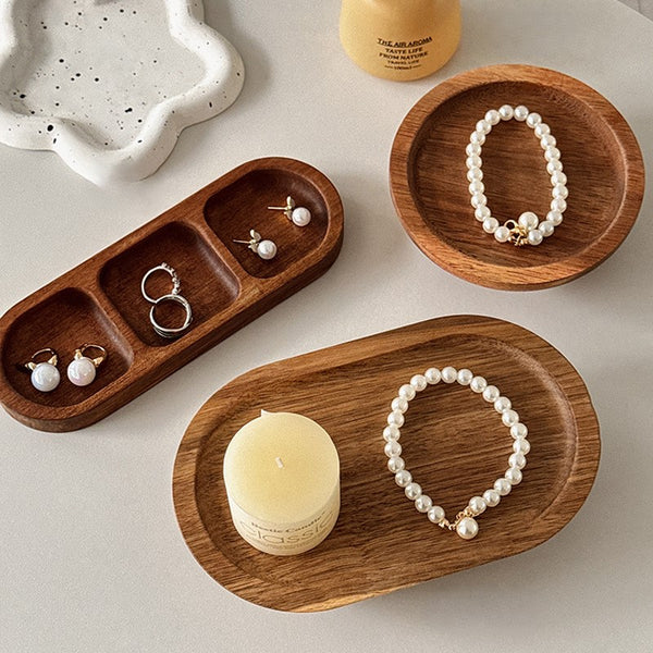 Geometric Wood Tray