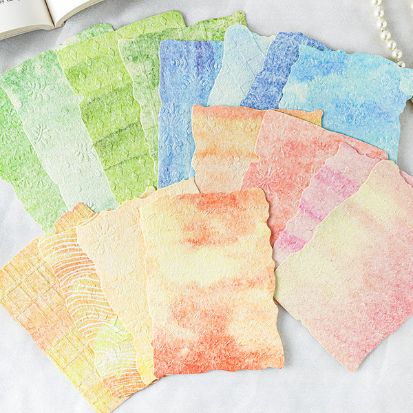 Iridescent Embossed Papers
