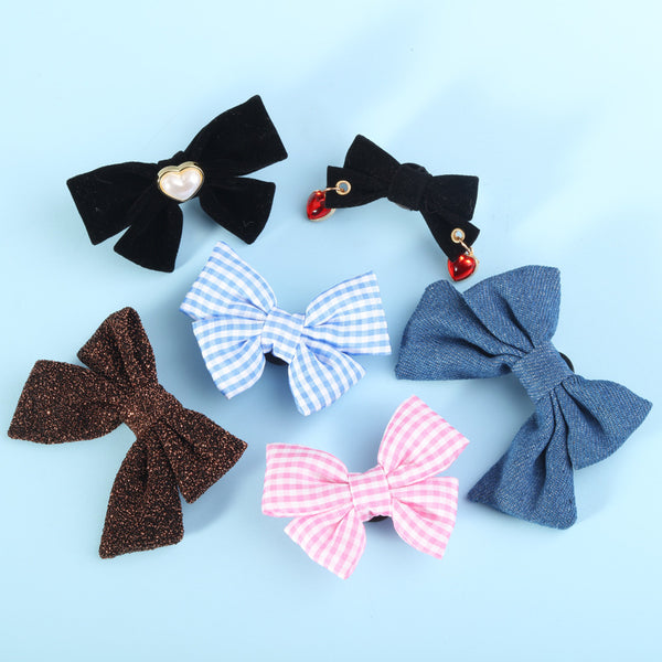 Mono Bow Shoe Charms