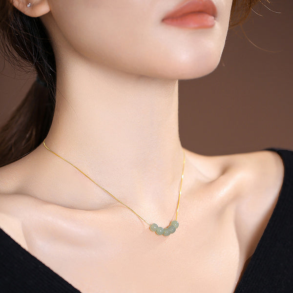 Multi Jade Necklace