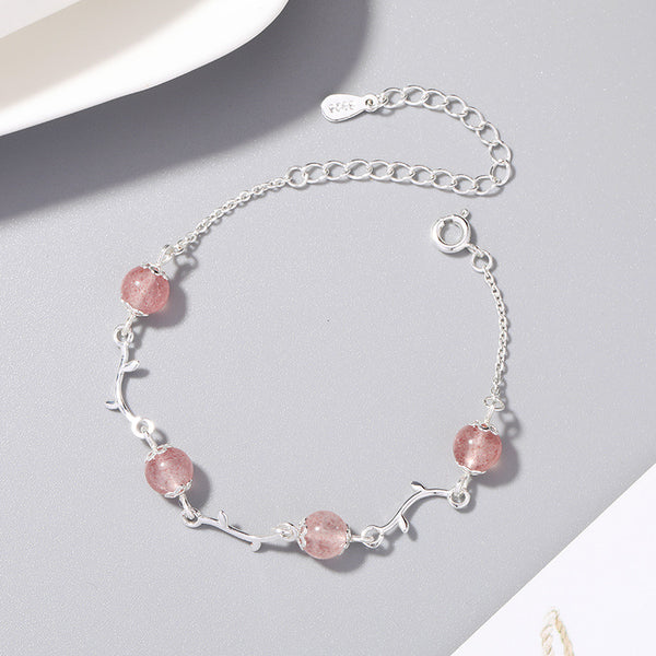Pink Beads Bracelet
