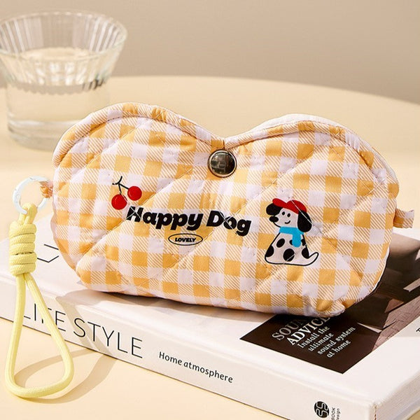 Plaid Hanging Glasses Case