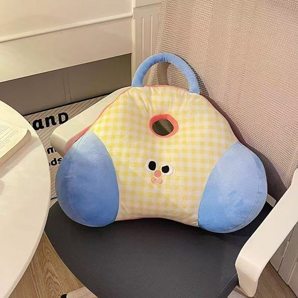 Plaid Lumbar Pillow