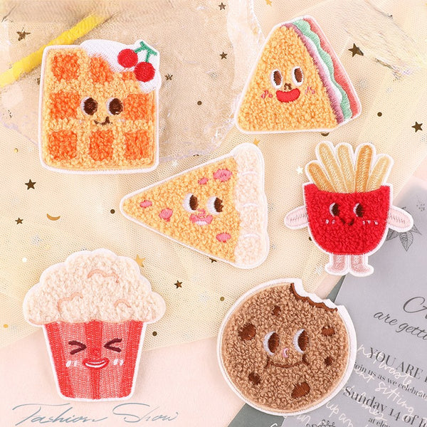 Plush Food Patch Set