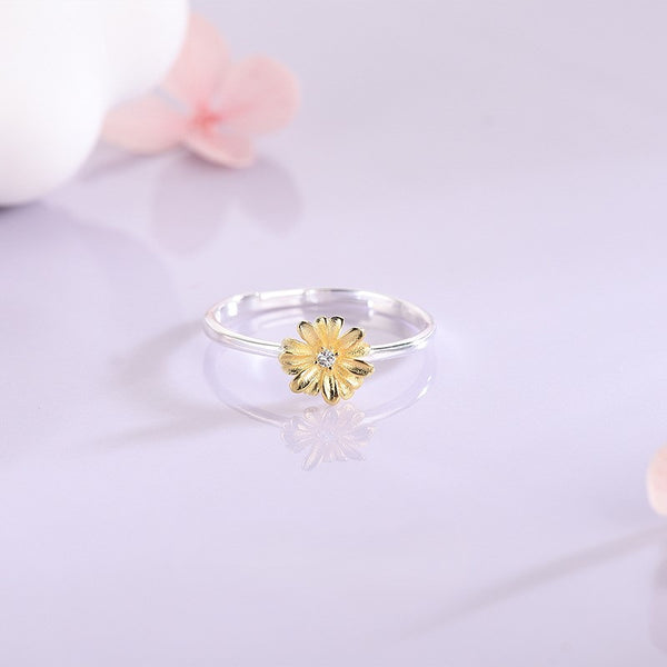 Silver Bloom Ring