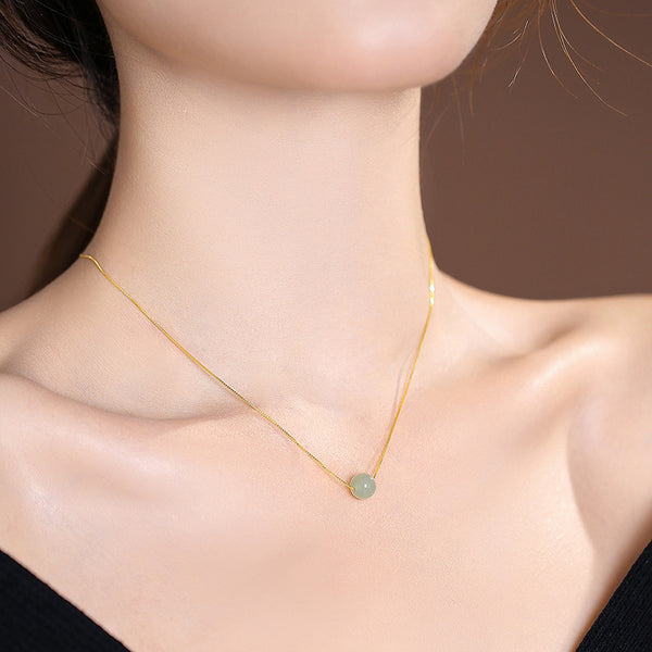 Single Jade Necklace