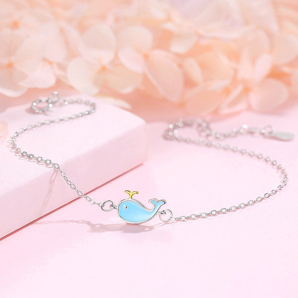 Whale Silver Bracelet